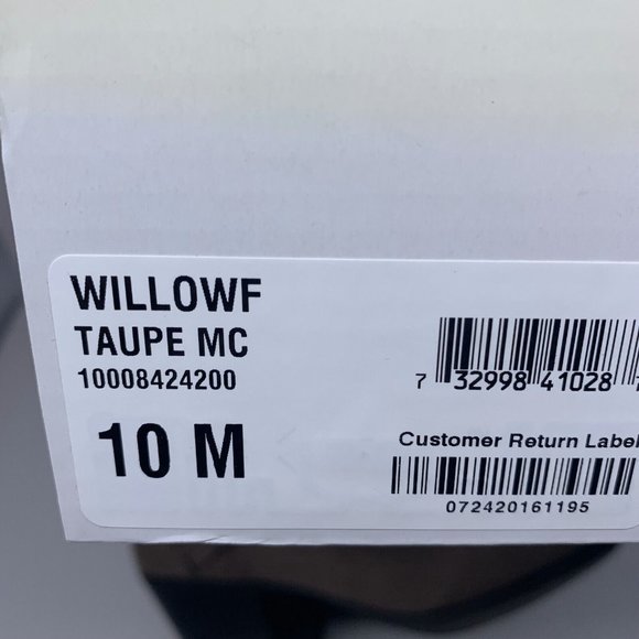 Style & Co Willoww 10008424200 Ankle Bootie Women 10 Taupe Side Zip Buckle S0546 - Picture 8 of 10